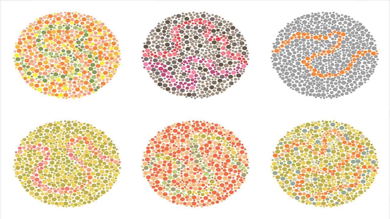 בדיקה עיוורון צבעים