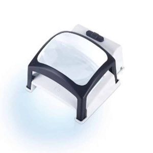 זכוכית מגדלת שולחן TWIN LUX LED